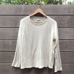 Cream Long Sleeve Shirt, Never Worn